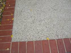 Concrete Aggregate with edging